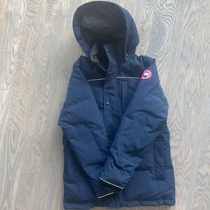 Canada Goose Youth LG 14-16 Atlantic Navy Down Parka Coat Arctic Program